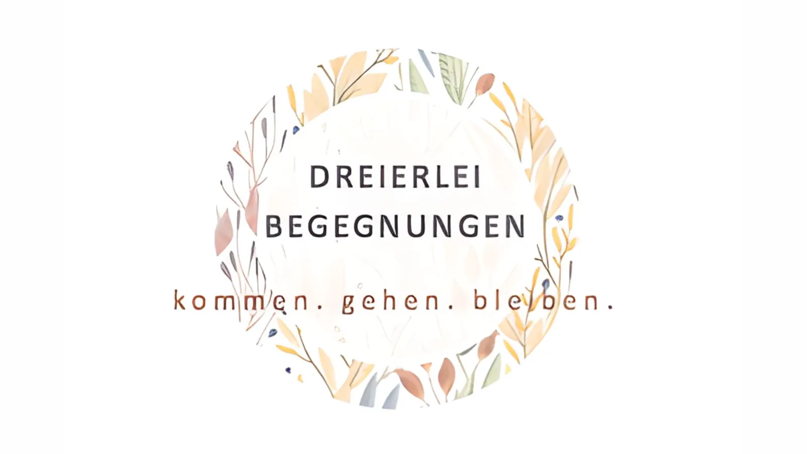 Keyvisual der Projektarbeit "Dreierlei Begegnung"