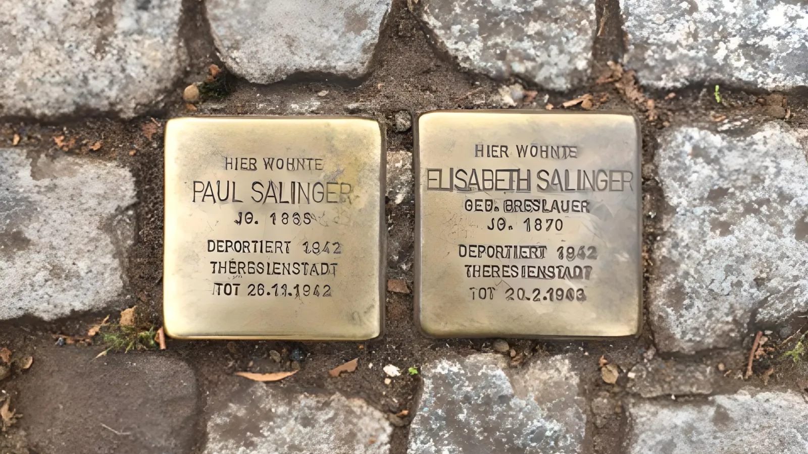 Keyvisual der Projektarbeit "Entlang der Stolpersteine"