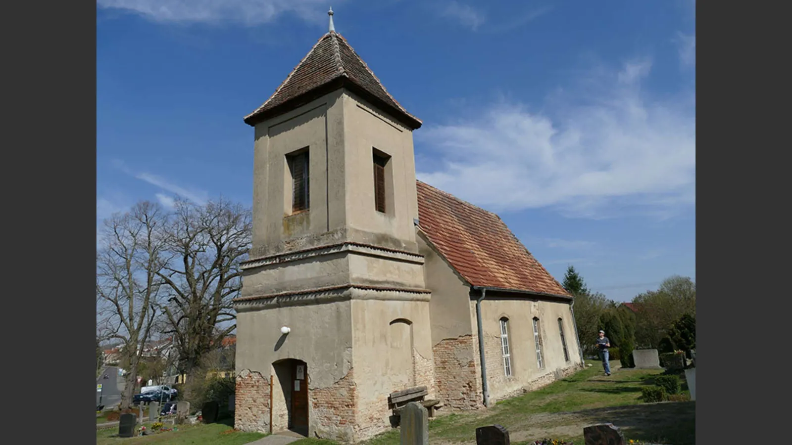 Ansicht der Dorfkirche in Potsdam, Ortsteil Golm