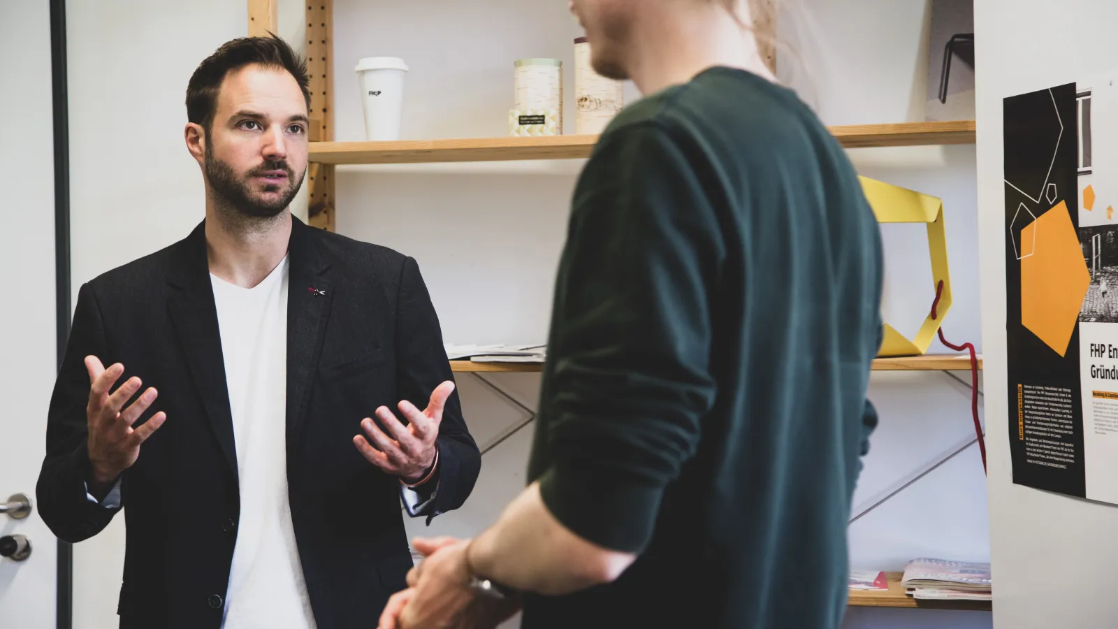 Demis Mohr und Gründer im Coaching