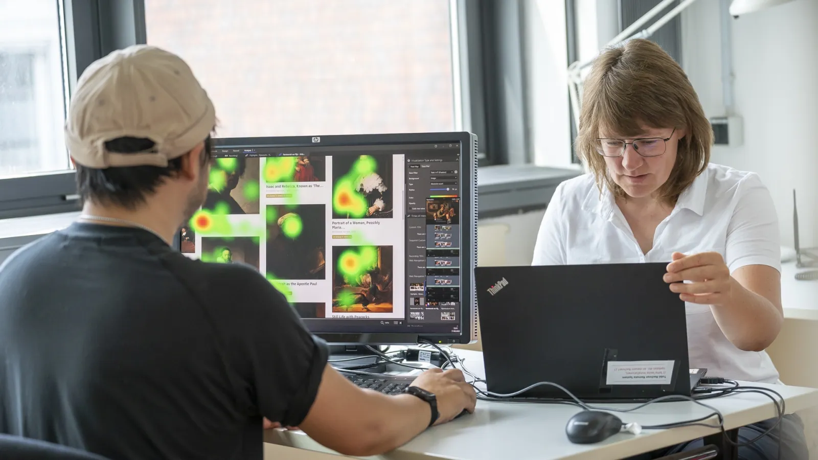 Eyetracking-Studie im UX-Lab