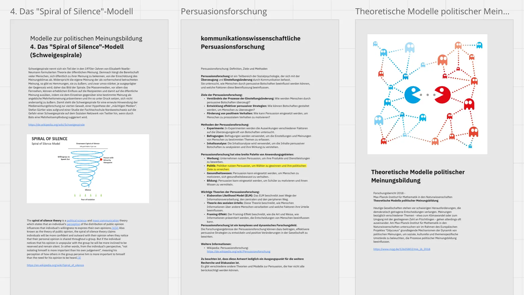 Vorschaubild für Miro-Board zu Erklärvideos im Auftrag politischer Bildung