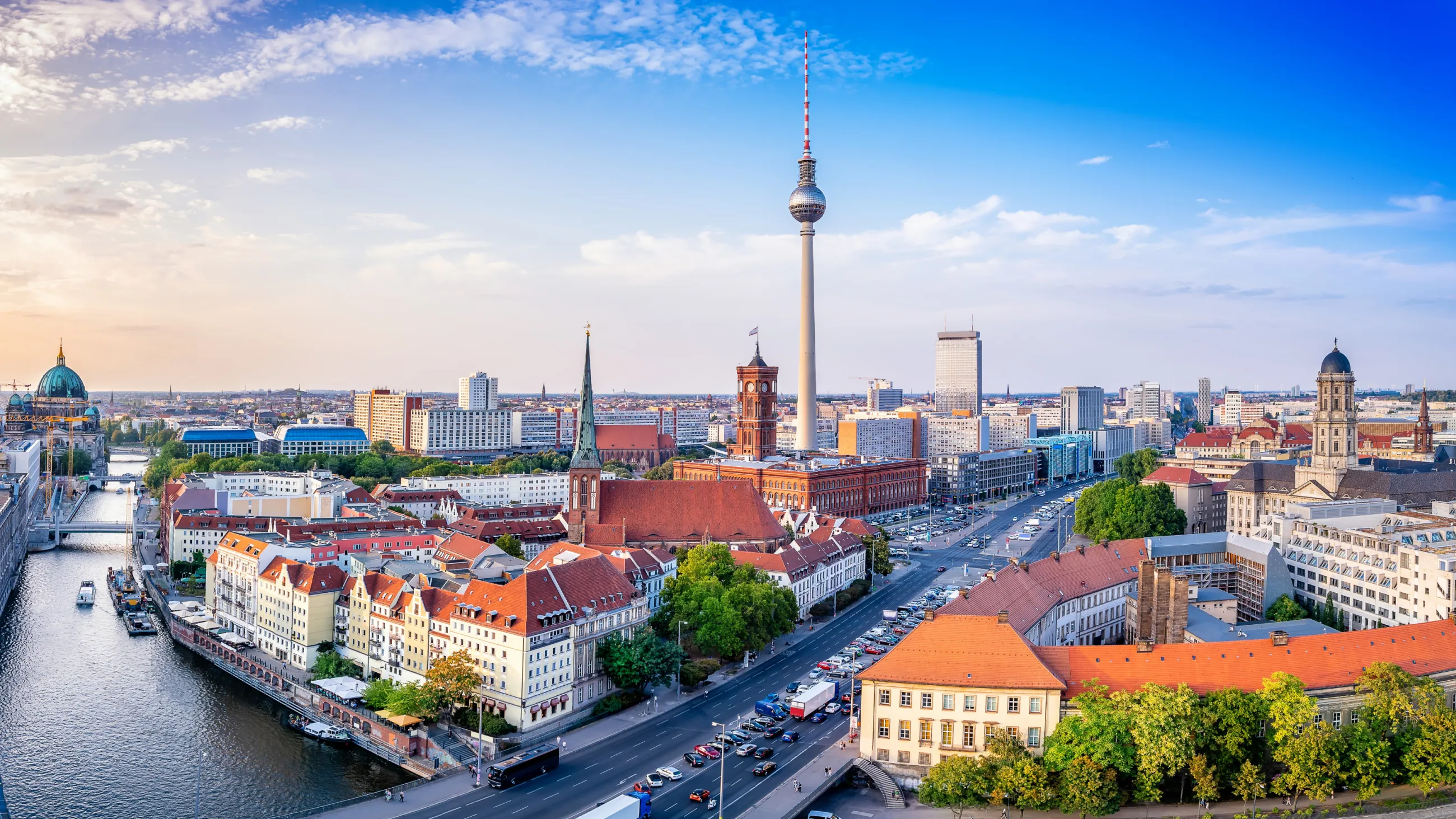 Blick auf Berlin mit Fernsehturm