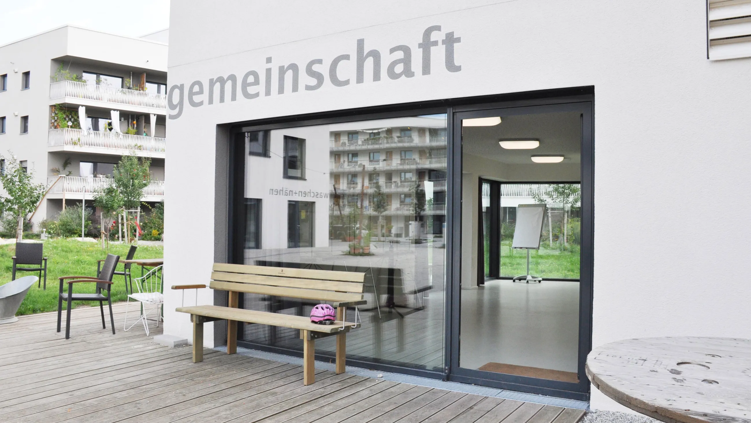 Gemeinschaftsraum im Neubauquartier „WagnisART“