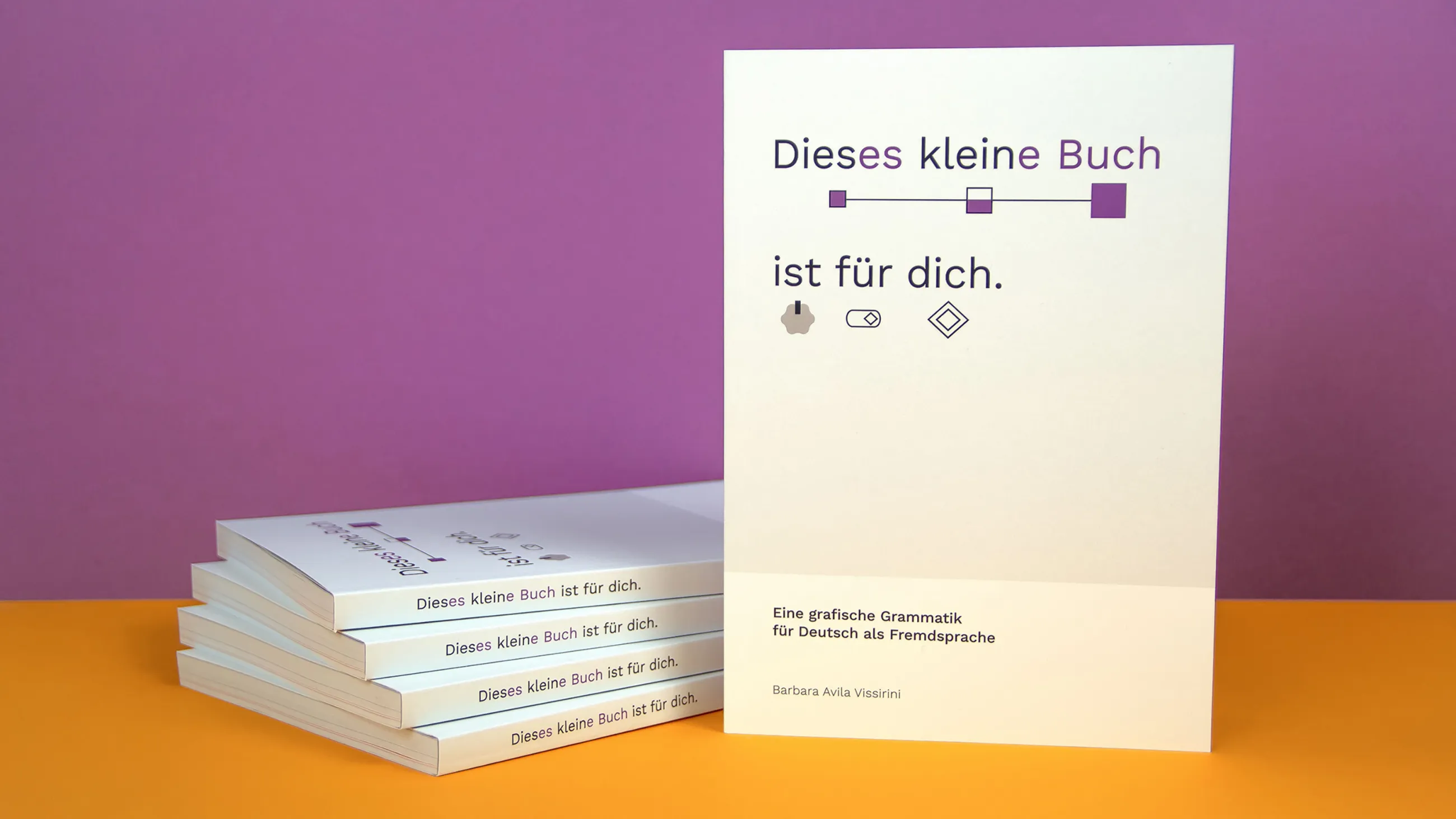 Visuelle Grammatik "Dieses kleine Buch ist für dich"