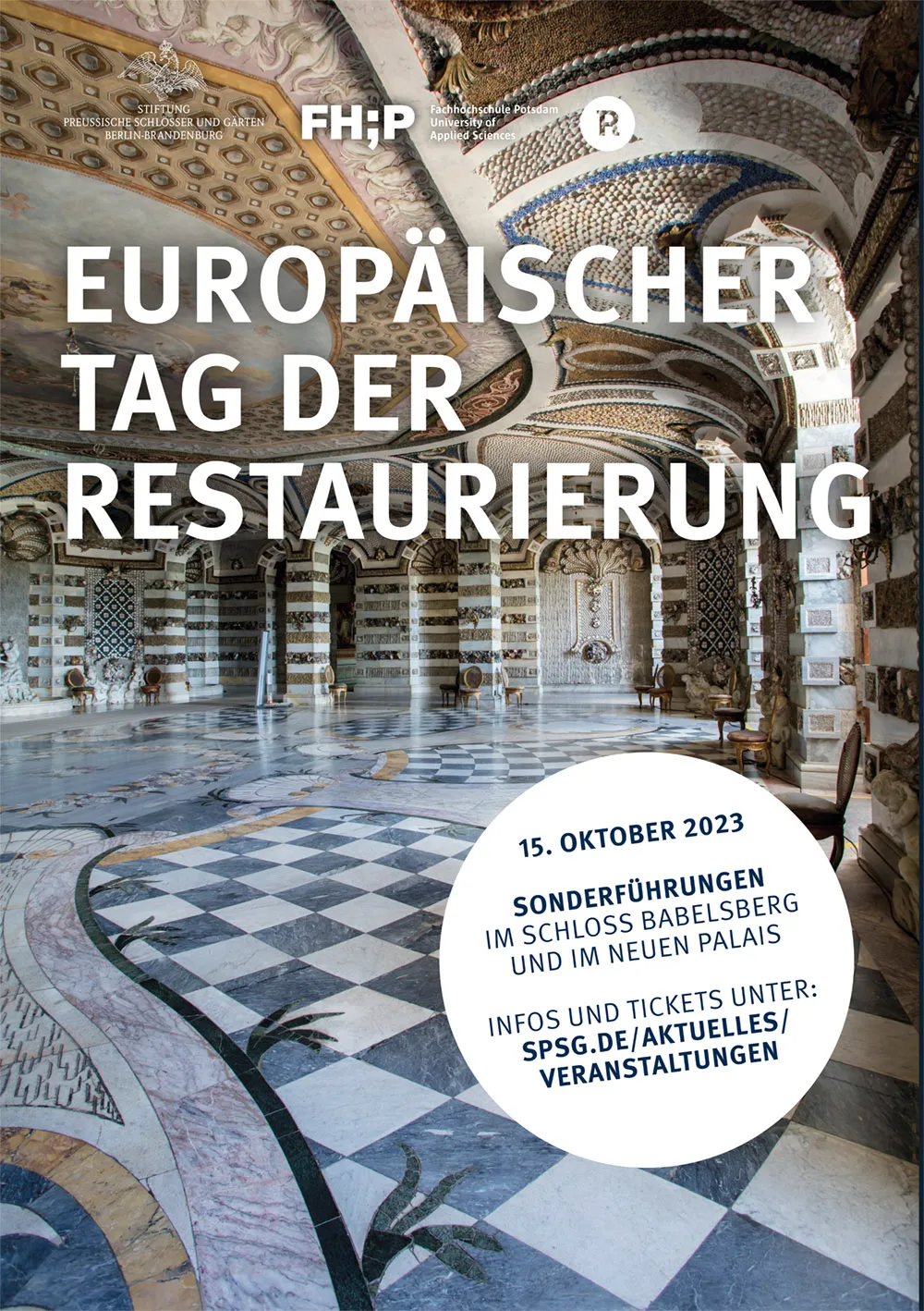 Plakat zum Europäischen Tag der Restaurierung 2023