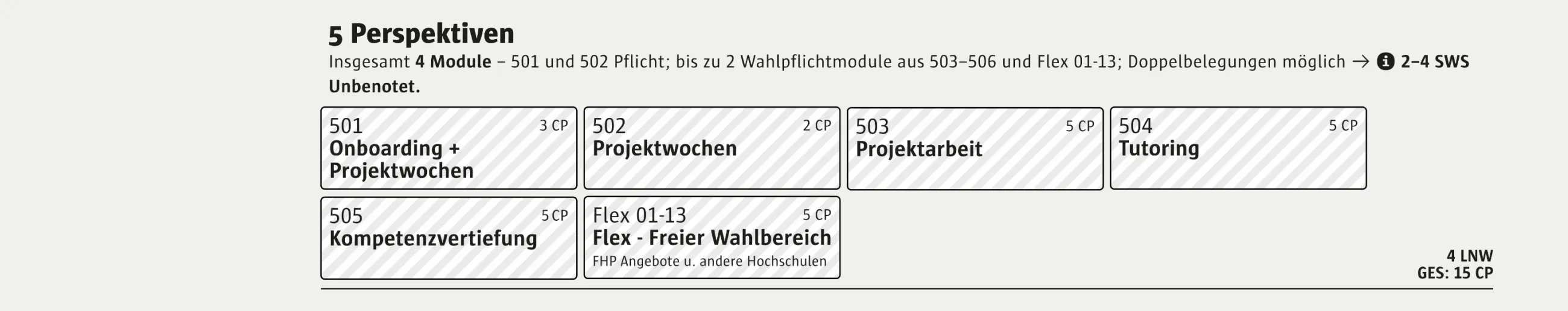 Modulgruppe 05 Perspektiven - SPO 2025 Fachbereich Design 